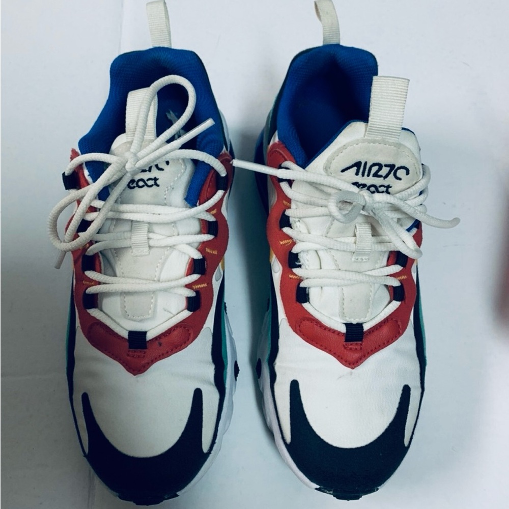 Nike Air Max 270 React Low Metallic Utopia Slate Size 5.5” Y